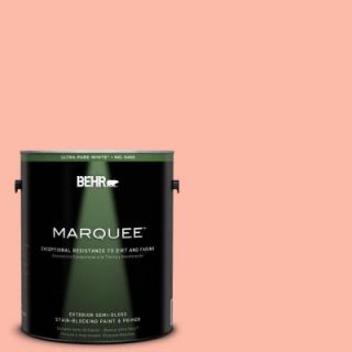 BEHR MARQUEE 1 gal. #200A 3 Blushing Apricot Semi Gloss Enamel Exterior Paint 545401