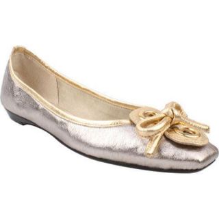Womens J. Renee Edie Taupe/Gold Nappa Leather  ™ Shopping