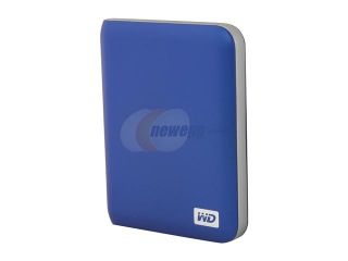 WD My Passport Elite 500GB USB 2.0 2.5" Portable External Hard Drive WDBAAC5000ABL NESN Metallic Blue