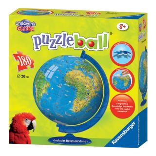 Ravensburger Childrens Globe 180 piece Puzzleball with Base Stand