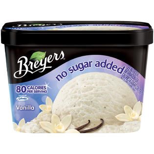 Breyers Vanilla No Sugar Added Ice Cream
