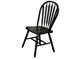 Sunset Trading Sunset Arrowback Chair 38" Antique Black   DLU 820 AB