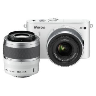 Nikon 1 J3 14.2MP Digital Camera with 10 30mm and 30 110mm Lenses