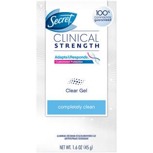 Secret Clinical Strength Secret Clinical Strength Clear Gel Womens