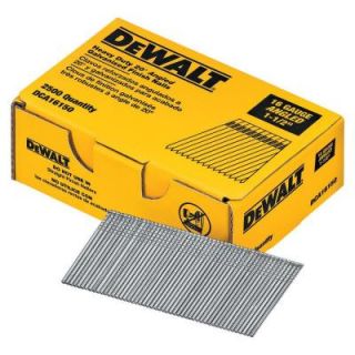 DEWALT 1 1/2 in. 16 Gauge 20 Degree Angled Finish Nails (2500 Pack) DCA16150