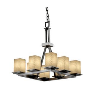 Montana Fusion 8 Light Chandelier by Justice Design Group