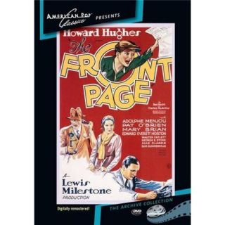 The Front Page DVD Movie 1931