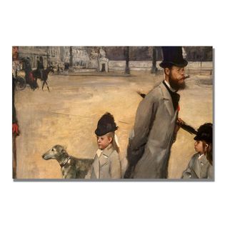 Trademark Fine Art  35x47 inches Edgar Degas Place De La Concorde