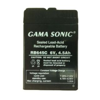 Gama Sonic Replacement 6 Volt Lead Acid Battery for GS 26R Fan 26888