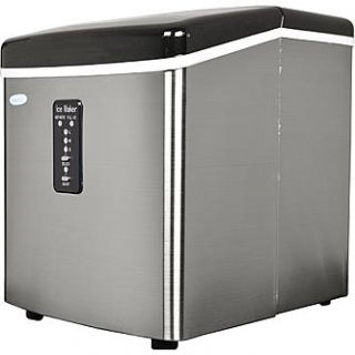 NewAir AI 100SS Stainless Steel 28 Pound Per Day Portable Ice Maker