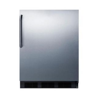 Summit Appliance 24 in. 5.5 cu. ft. Freezerless Refrigerator in Stainless Steel FF63BBISSTBADA