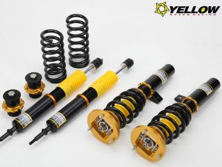 YELLOW DPS COILOVER 82 93 MB 190 W201 ADJUSTABLE SUSPENSION SYSTEM COILOVERS SET KW
