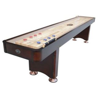 Playcraft Georgetown Shuffleboard Table with 1.75 in. Butcher Block and Climate Adjustment