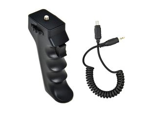 JJC HR+Cable J Camera Remote Handle Pistol Grip Shutter Release For Olympus OM D E M5II E M10 E M1 E M5 E PL6 E PL7 STYLUS SH 1 E P5 STYLUS 1 SP 590 UZ as RM UC1