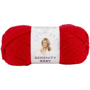 Deborah Norville Serenity Baby Solids Yarn True Red
