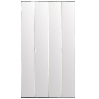 ReliaBilt Flush Mirror Bi Fold Closet Interior Door (Common: 24 in x 80 in; Actual: 24 in x 78.56 in)