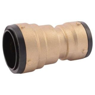 SharkBite 2 in. x 1 1/2 in. Brass Push to Connect Reducer Coupling SB015441