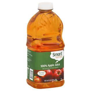 Smart Sense  Apple Juice, 100%, 64 fl oz (2 qt) 1.89 lt