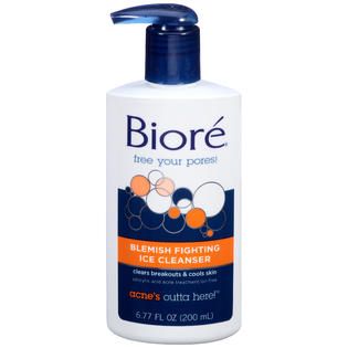 Biore Blemish Fighting Ice Cleanser 6.77 FL OZ PUMP   Beauty   Skin