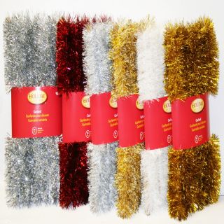 Holiday Living 1.5 in x 20 ft Tinsel Artificial Christmas Garland