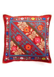 Brights and Songs Pillow in Square  Mod Retro Vintage Decor Accessories