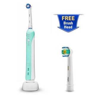 Oral B Precision 1000 Electric Rechargeable Toothbrush W/ Brush Head