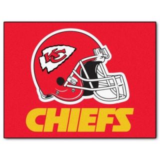 FANMATS Kansas City Chiefs 2 ft. 10 in. x 3 ft. 9 in. All Star Rug 5782