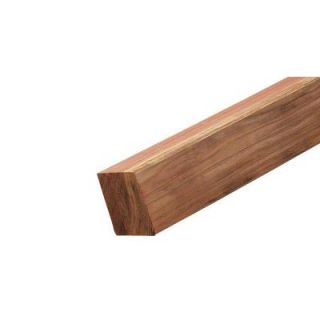 Construction Common Redwood Lumber (Common: 3 3/8 in. x 3 3/8 in. x 8 ft.; Actual: 3.375 in. x 3.375 in. x 8 ft.) 436542