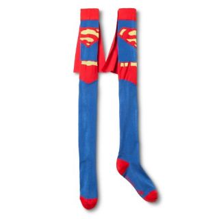 Superman Womens Caped Over The Knee High Sock