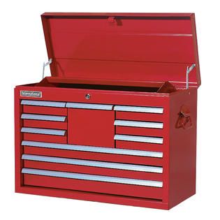 International 26 10 Drawer Top Chest, Red. PLUS FREE SHIPPING   Tools