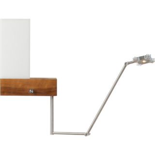 Cerno Cubo Bedside Hybrid Reading Light Swing Arm Wall Sconce