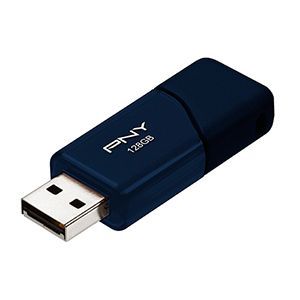 PNY 128GB Attach 3 Flash Drive   USB 2.0   P FD128ATT3NB GE