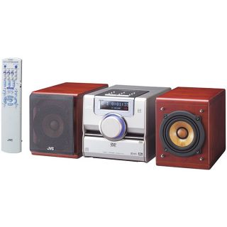 JVC EX D1 DVD Audio/ MP3 Shelf Stereo System (Refurbished)  