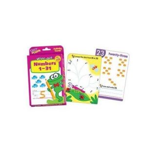 NUMBERS 1 31 WIPE OFF ACTIVITY SCBT 28102 4