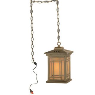 Mission 1 Light Foyer Pendant by Dale Tiffany