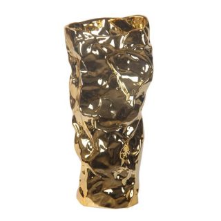 Privilege Brass Metallic Large Ceramic Vase   17316086  