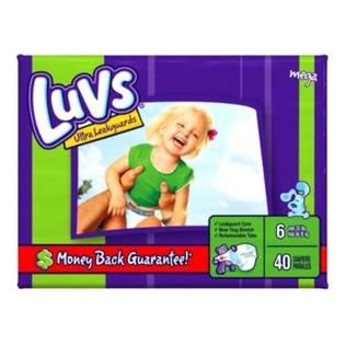 Luvs Ultra LeakGuards Diapers, Blue Clues, Mega   Baby   Baby
