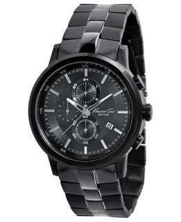 Kenneth Cole New York Watch, Mens Chronograph Gunmetal and Black Ion