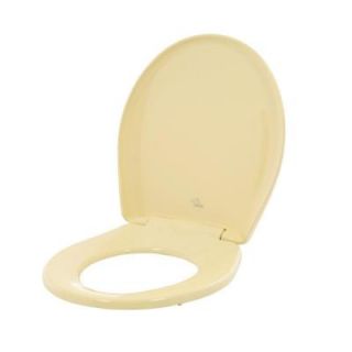 BEMIS Round Closed Front Toilet Seat in Yellow 200SLOWT 211