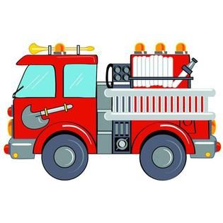 Fun Time Shape  Fire Engine Size: 31 x 47