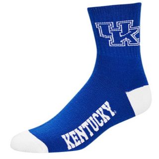 For Bare Feet College Logo Quarter Socks   Mens   Basketball   Accessories   Kentucky Wildcats   Royal