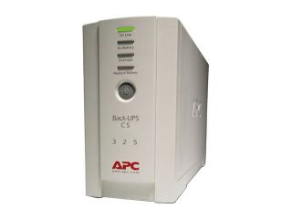 APC  BK325I 350 VA 210 Watts 4 Outlets Back UPS 325, 230V, IEC 320, Without Auto Shutdown Software European Version   240V