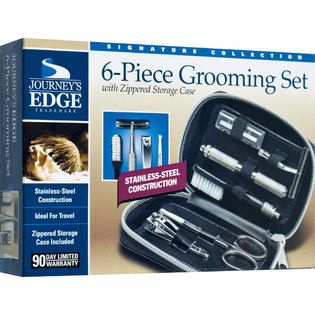 Journey’s Edge 6 Piece Grooming Set with Storage Case