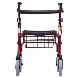 Nova Ortho Med Inc  Walker, 4 Wheel, Red, 1 walker