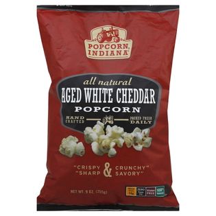 Popcorn Indiana  Popcorn, Aged White Cheddar, 9 oz (255 g)