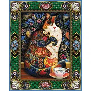 Jigsaw Puzzle 1000 Pieces 24X30 Painted Cat   Home   Crafts