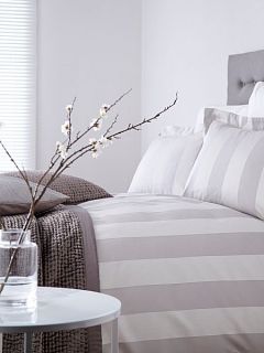 Casa Couture Henley stripe jacquard bed linen