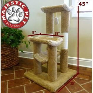 Majestic Pet  45in Kitty Cat Jungle Gym