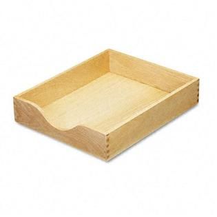 Carver Hardwood Stackable Desk Trays   Office Supplies   Desk