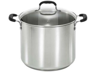 T fal C8888164 12 qt. Stainless Steel Stock Pot